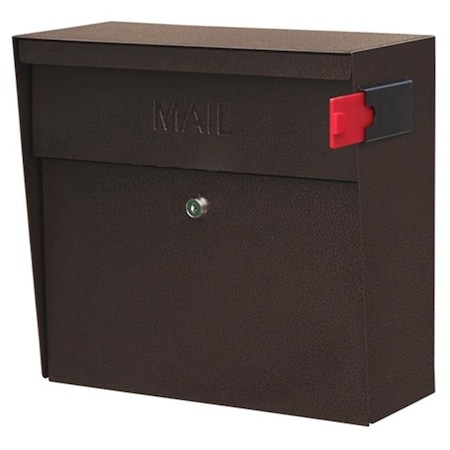 Mail Boss Mail Boss 7164 Metro Wall Mount Locking Mail Boss Bronze 7164